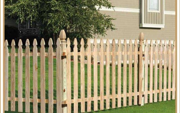 5White Wood Fence