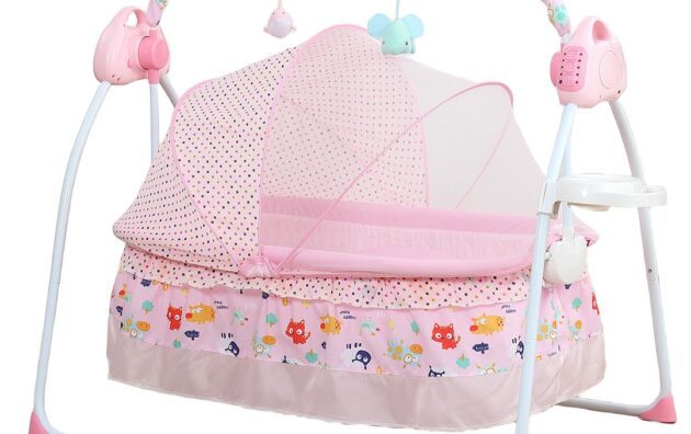 Baby Cradle Luxury Pink uae